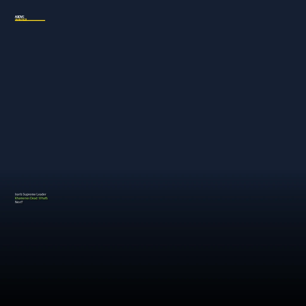 Khamenei: Who is the Dead Iranian Supreme Leader and What Happens Next?